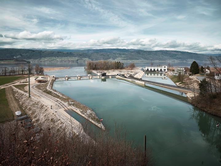 Wasserkraftwerk Hagneck am Bielersee