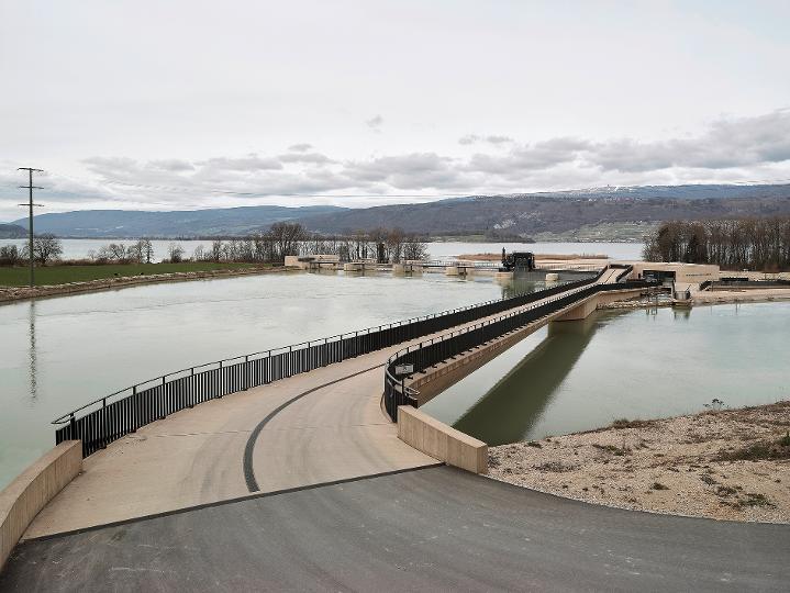 Wasserkraftwerk Hagneck am Bielersee