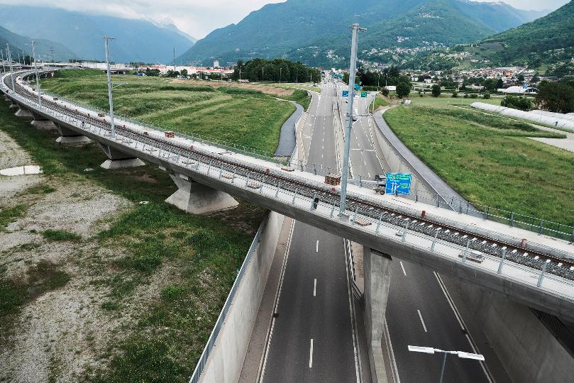 Portallandschaft von Camorino, Bellinzona