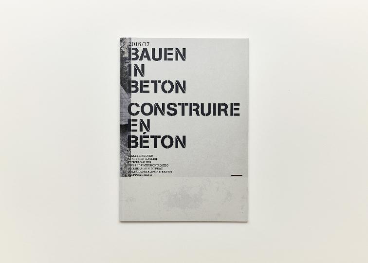 Bauen in Beton 2016-17